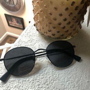 Cole Haan polarized round sunglasses
